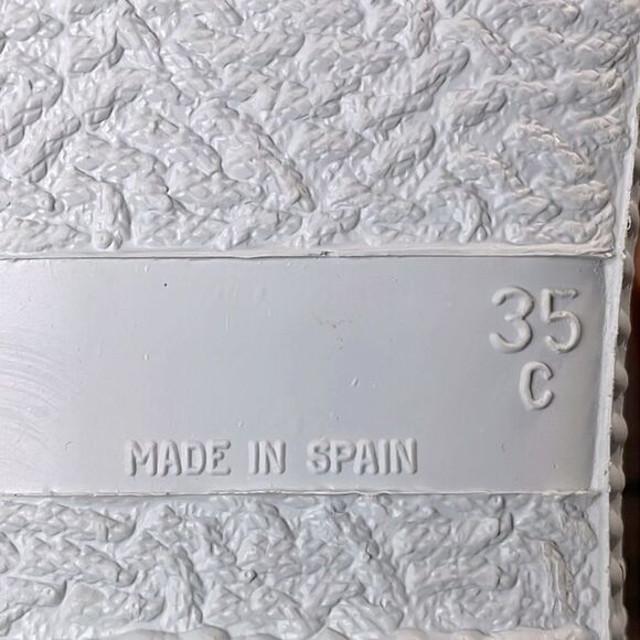 NWT Cienta Rust Canvas Big Girl Sz 3.5/EU 35 Slip On Elastic Cap Toe Sneakers - Picture 6 of 12